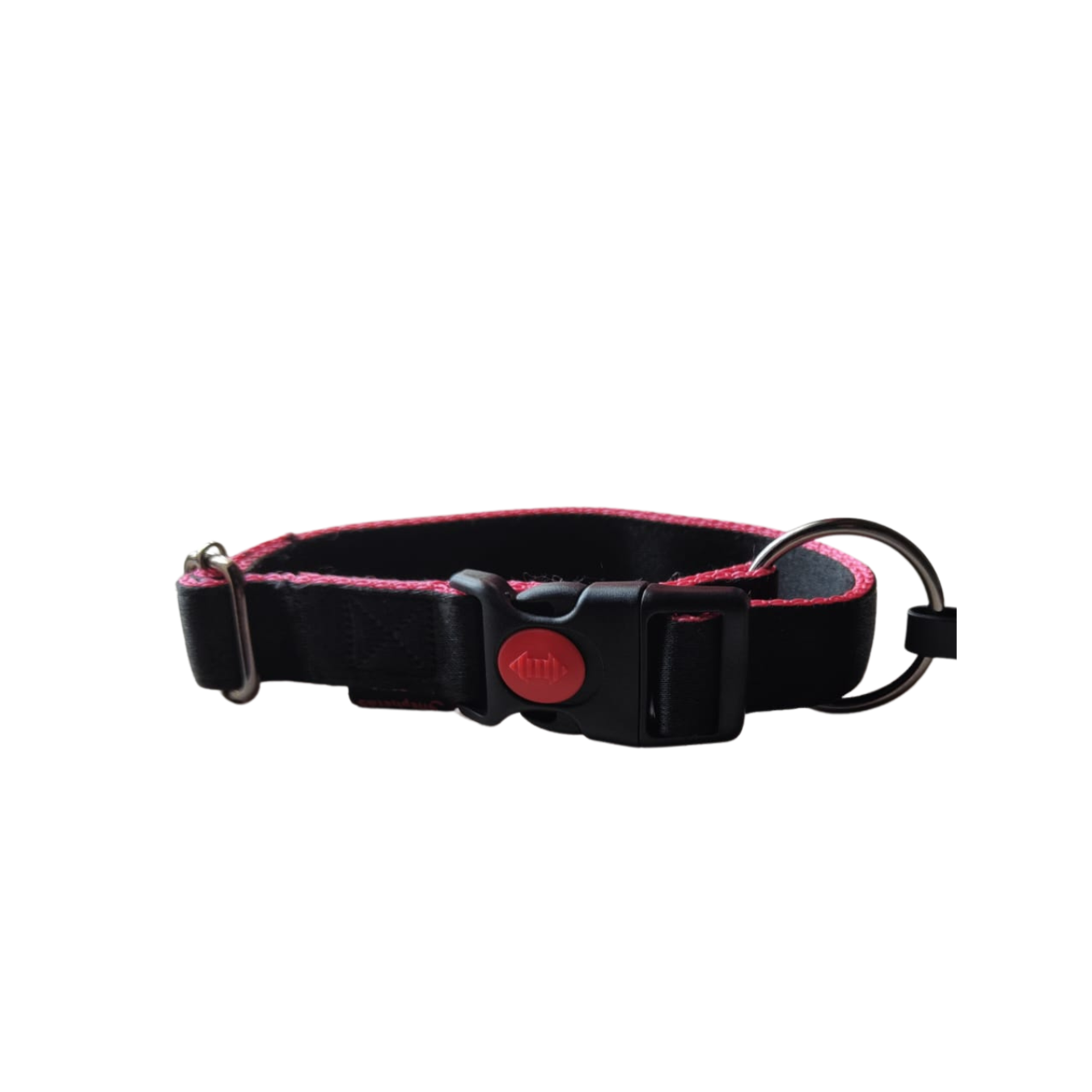 Elegance Reinforced O-Ring Dog Collar: Two layer padded collar