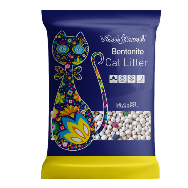 Vastforest Bentonite Cat Litter 5L Pack Lavender Scented