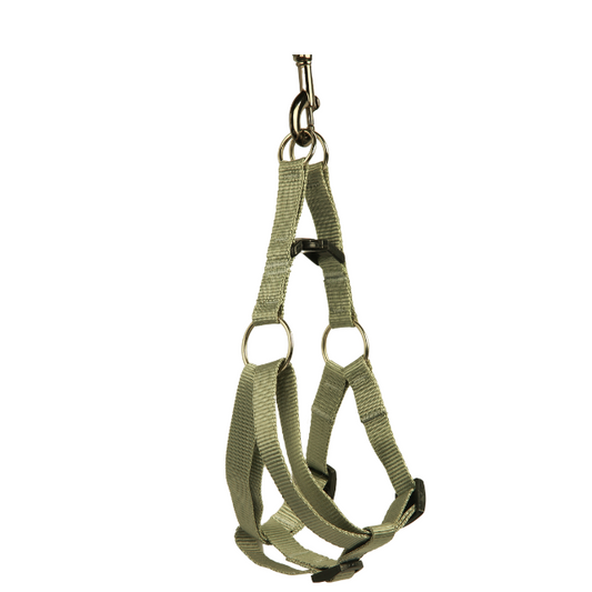 Classic dog harness stepin model-grey colour