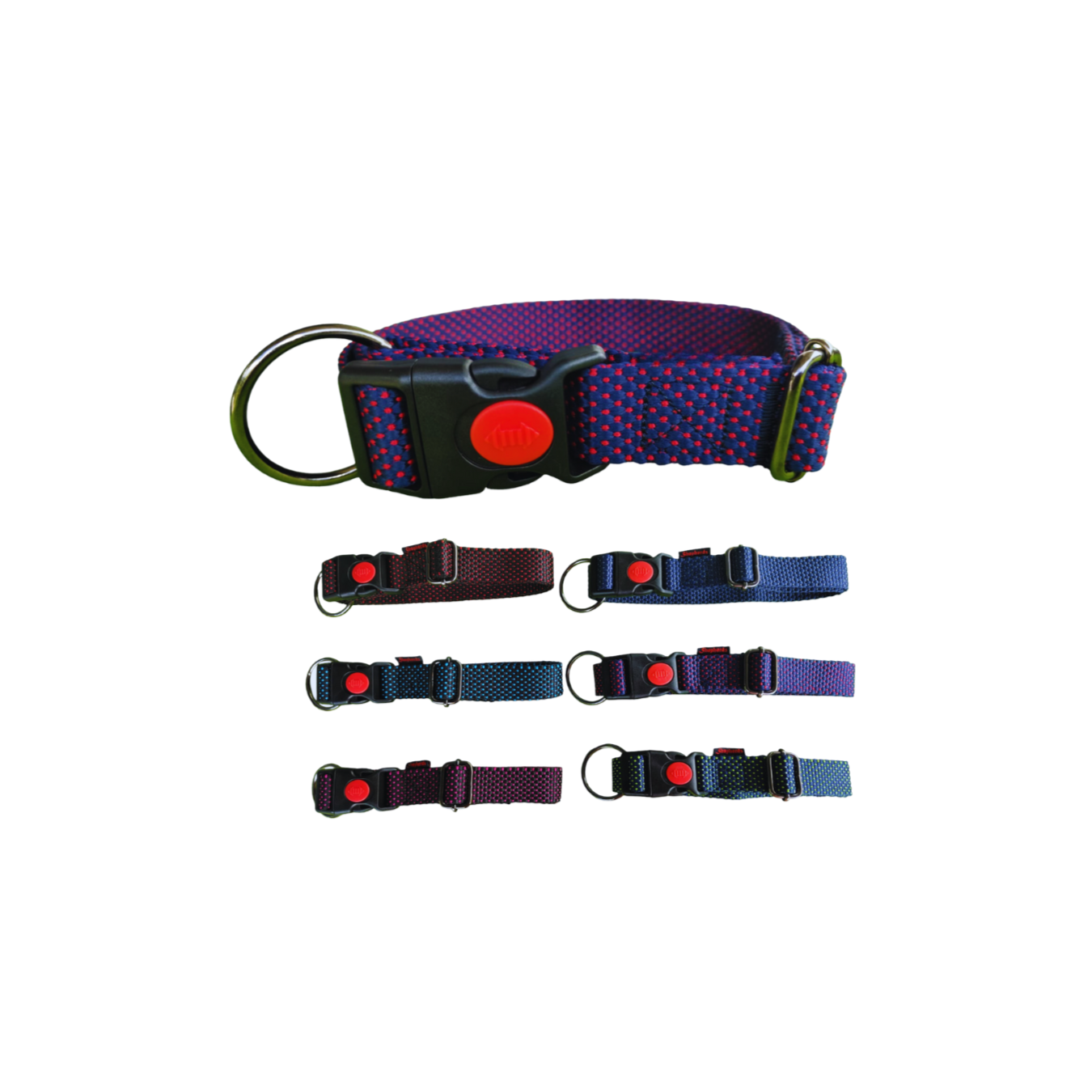 Rockstar Reinforced O-Ring Dog Collar: Stylish, Strong, & Comfortable