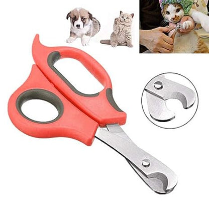 Pet Nail Cutter Scissor - Premium Stainless Steel Clippers for Precise Pet Grooming for Large Dogs, Cats, Puppies, and Kittens