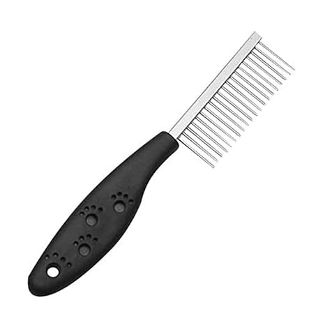 Single Side Steel Needles Comb for Dogs and Cats - Shedding Comb for Dogs, Cats  (Color May Vary)