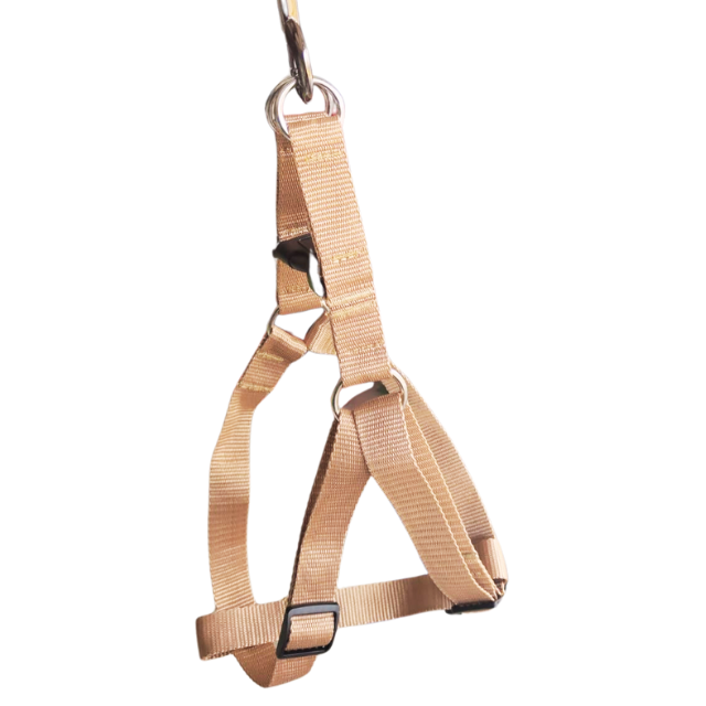 Classic dog harness stepin model-beige colour