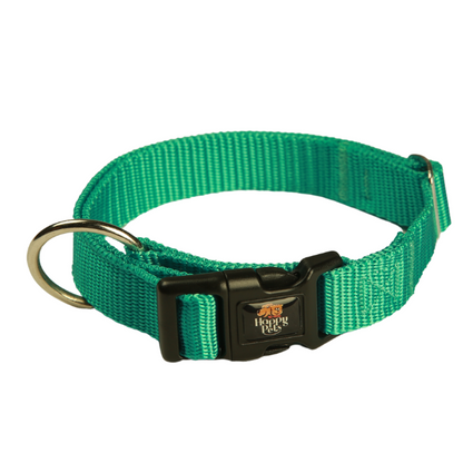 Classic Reinforced O-Ring Dog Collar-Olive green